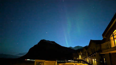 Northern Lights at Hótel Jökulsárlón