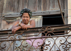 Woman in Havana Cuba