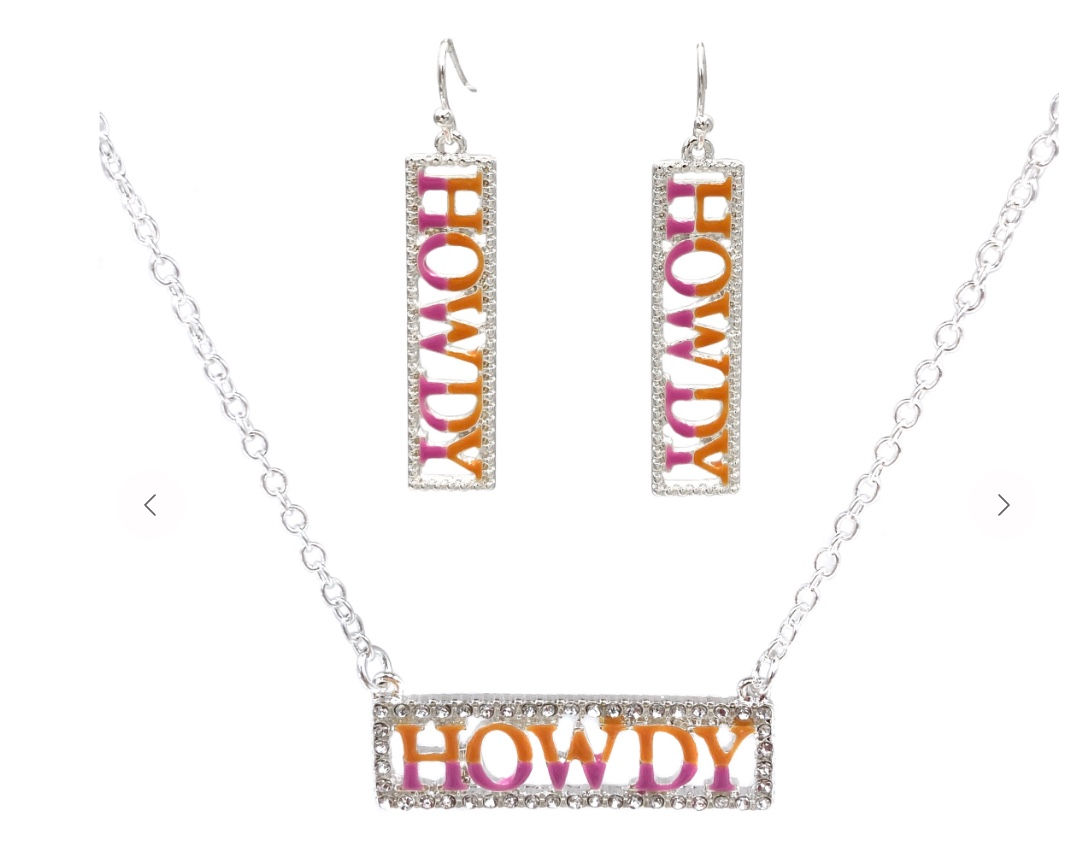 Howdy Necklace & Earring Set