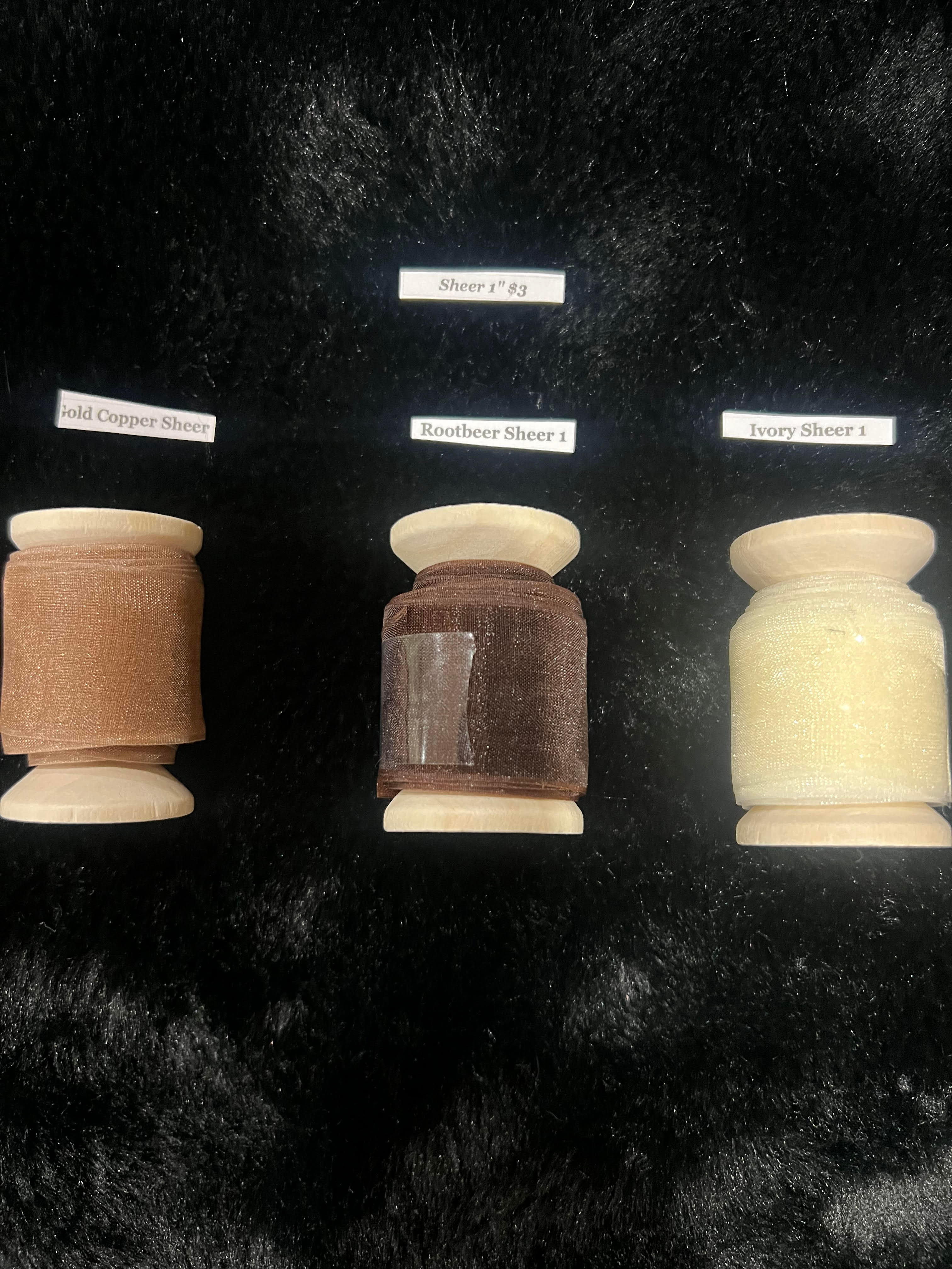 Sheer Shimmer Ribbon