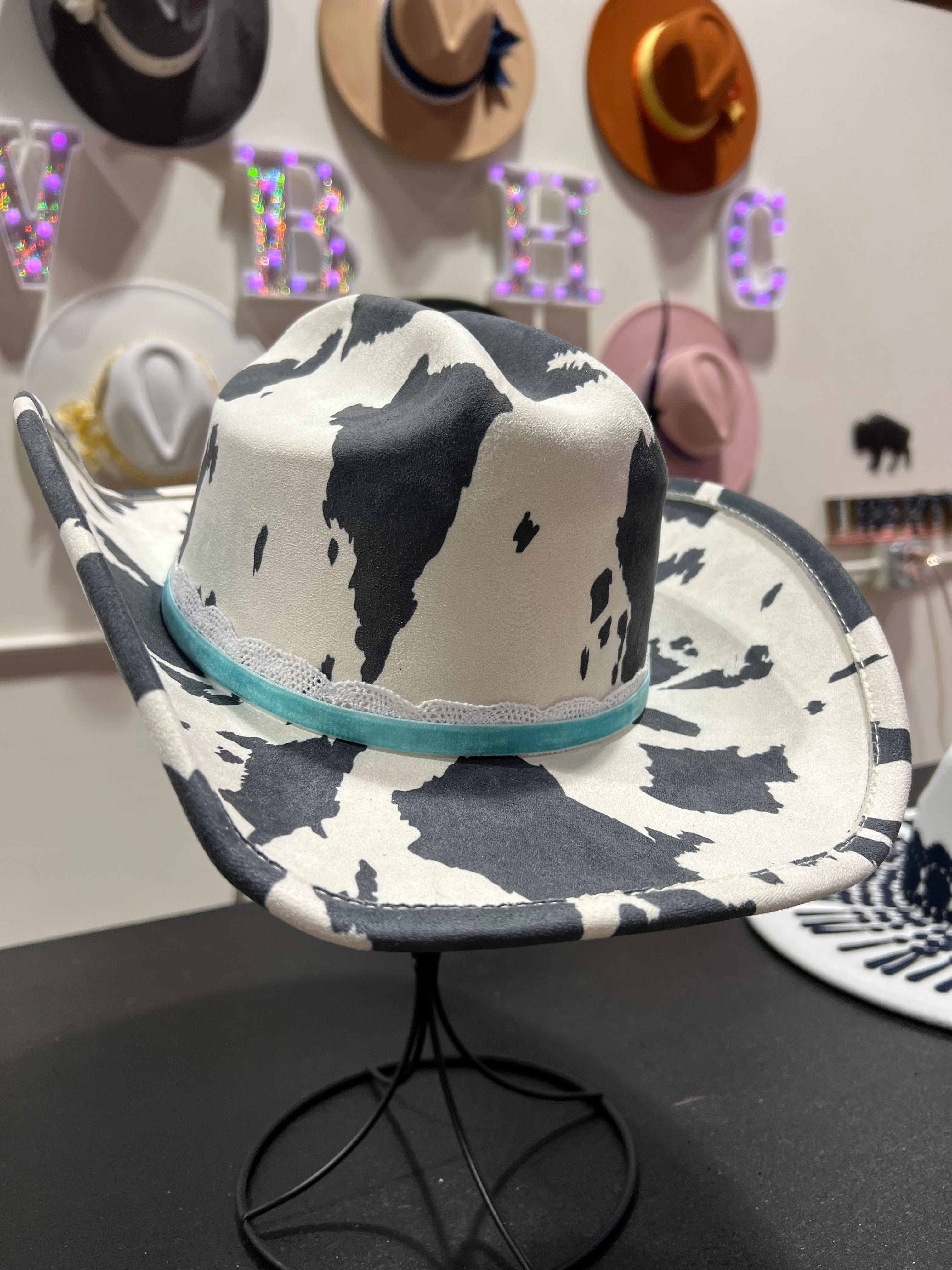 Moooovin and Groovin Cowboy Hat