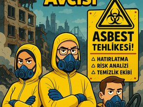 Asbest farkındalık görselleri