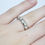 Thumbnail: White gold flush diamond ring