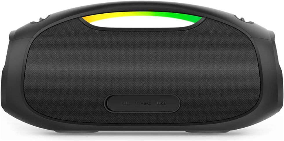 Miniatura: BOCINA BLUETOOTH WATERPROOF TWS NEGRA 60W RMS LUZ LED