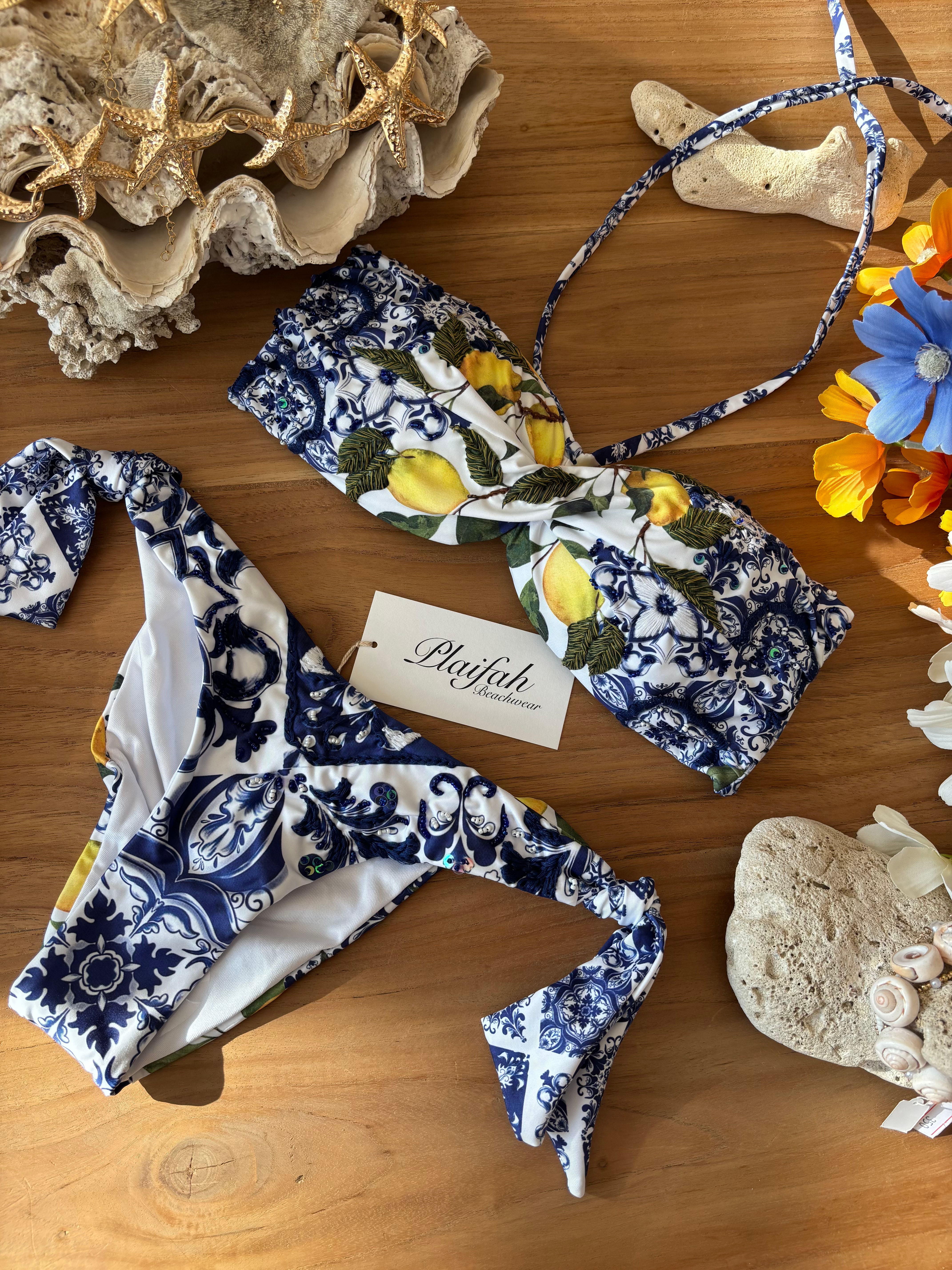 LEMON BANDEAU BIKINI