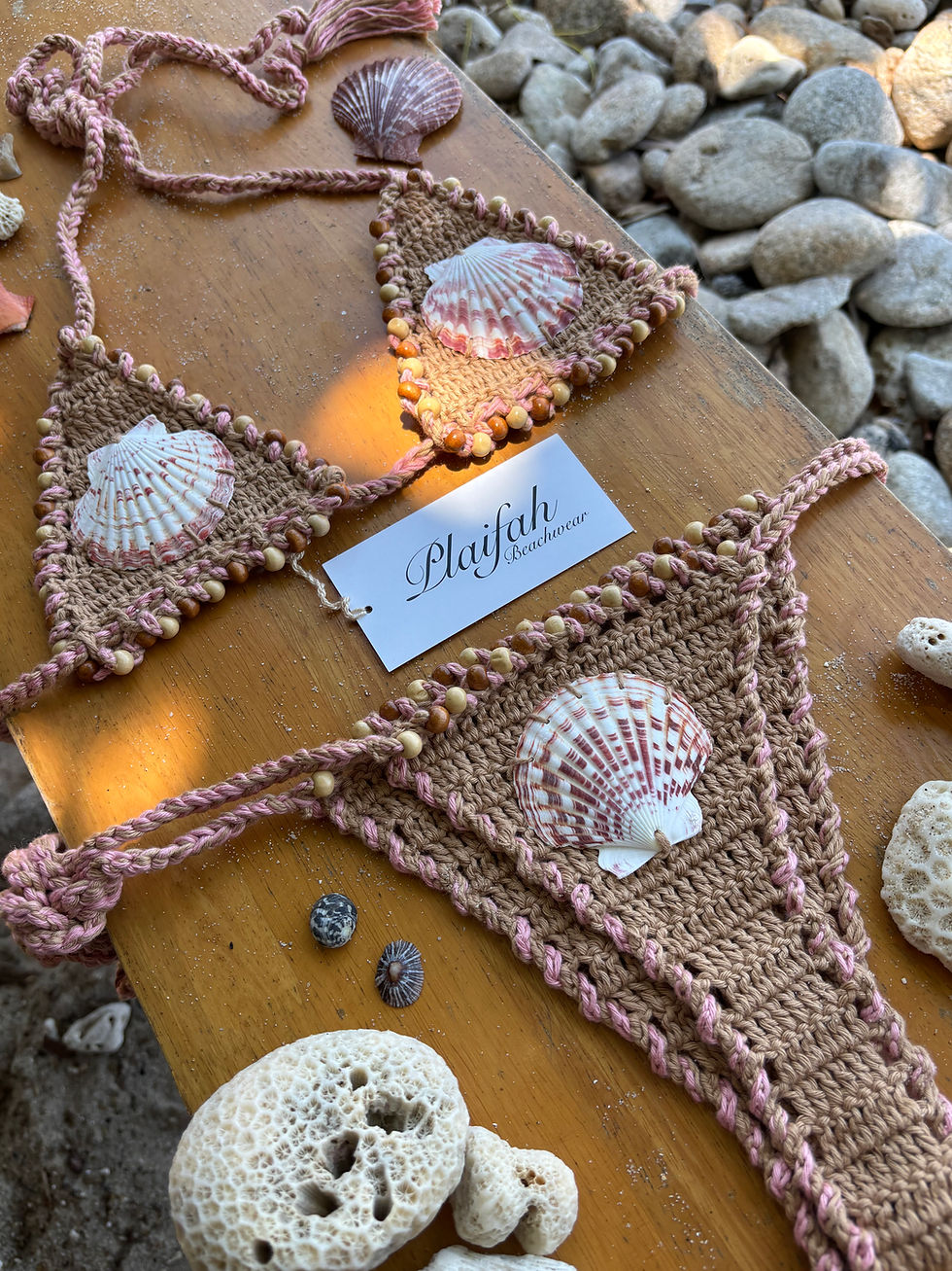 Thumbnail: SCALLOPS SHELL CROCHET BIKINI