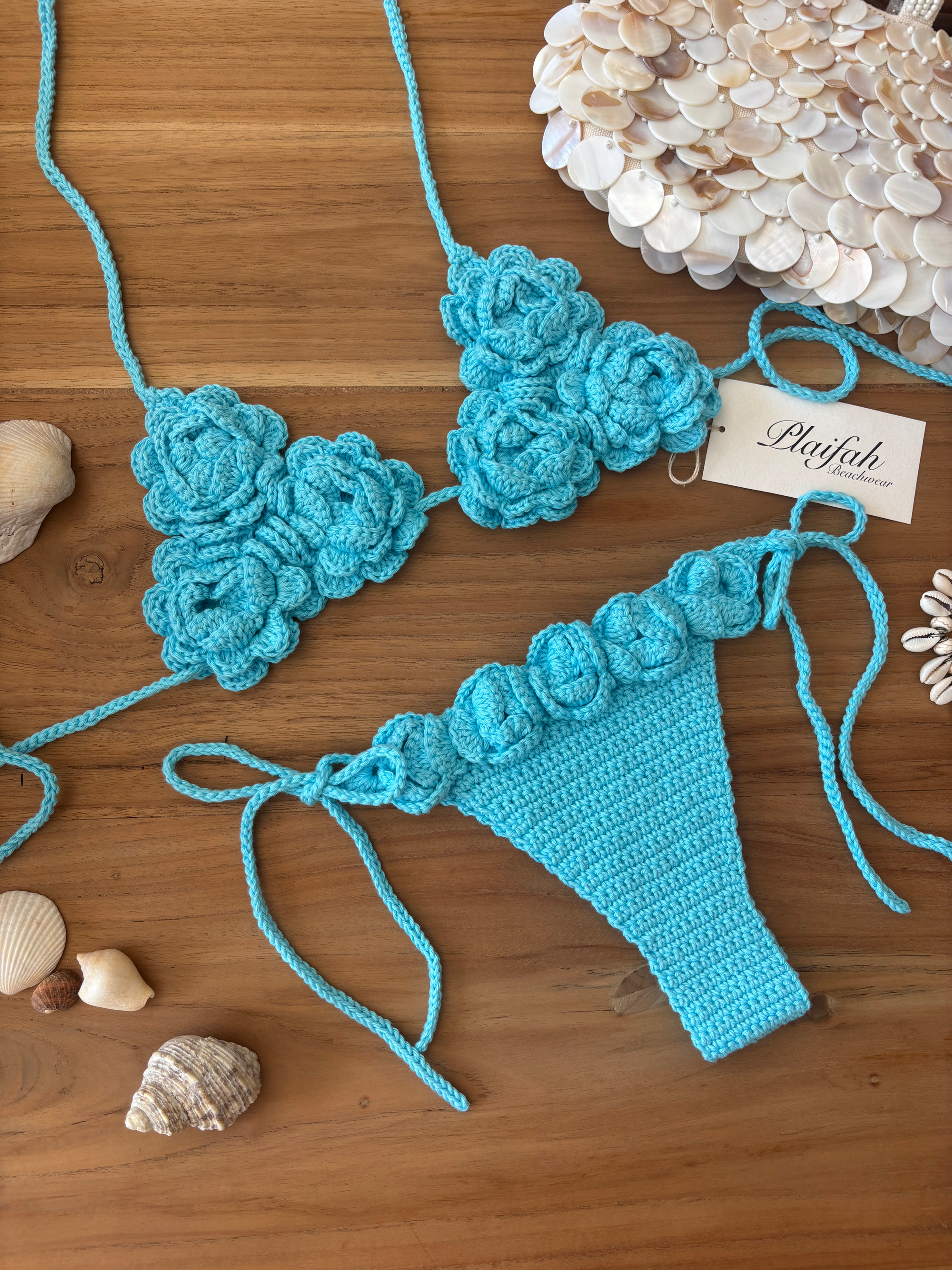 ROSE CROCHET BIKINI