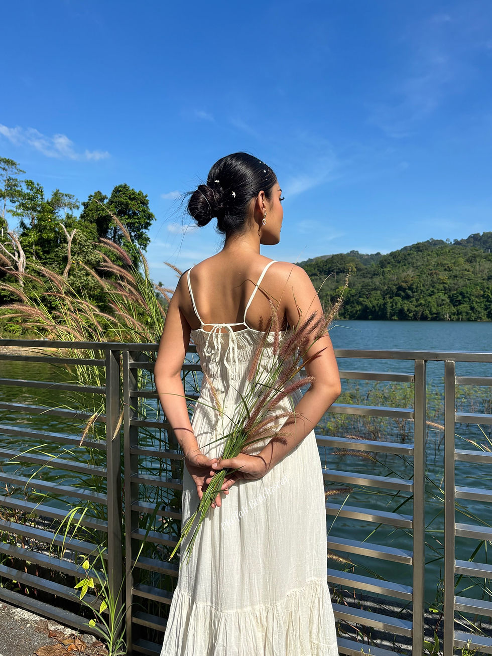 Thumbnail: Smock Topped Maxi Dress 