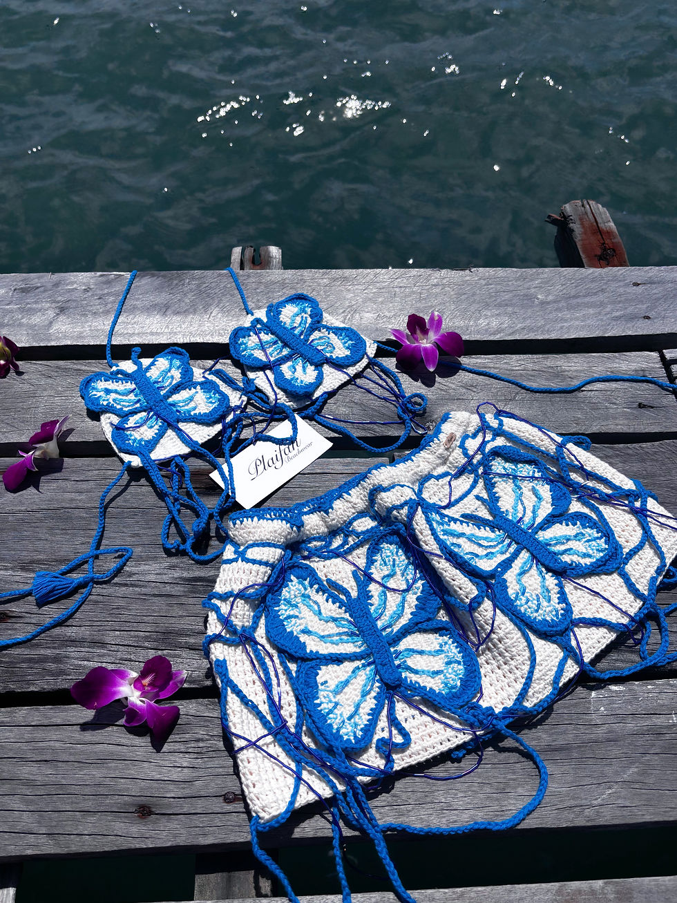 Thumbnail: BUTTERFLY CROCHET SKIRT