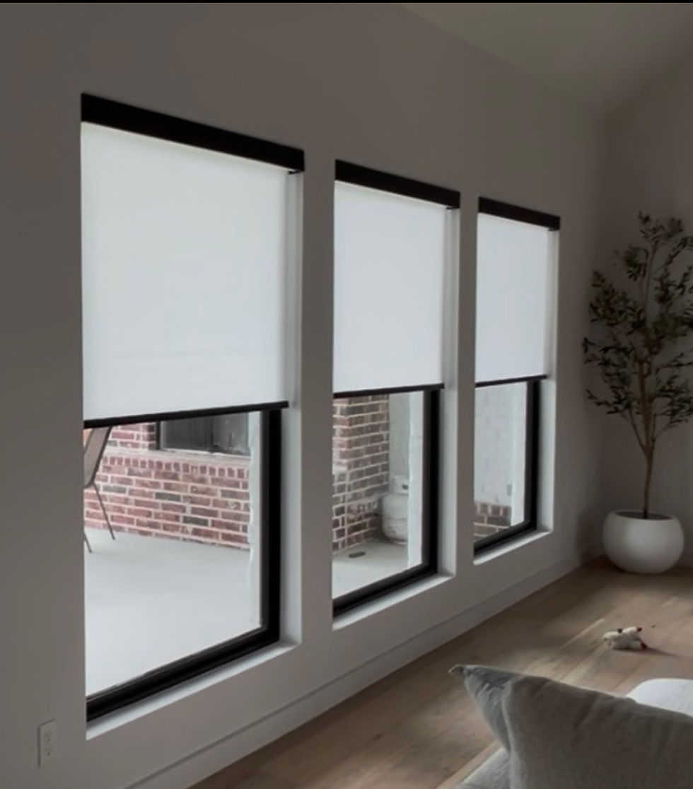 Inside mount shades measured and installed by Metro Shutters, Shades and Blinds of Tulsa.