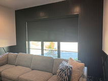 Motorized blackout shades in Prosper, TX provide privacy and light control with sleek, modern convenience 