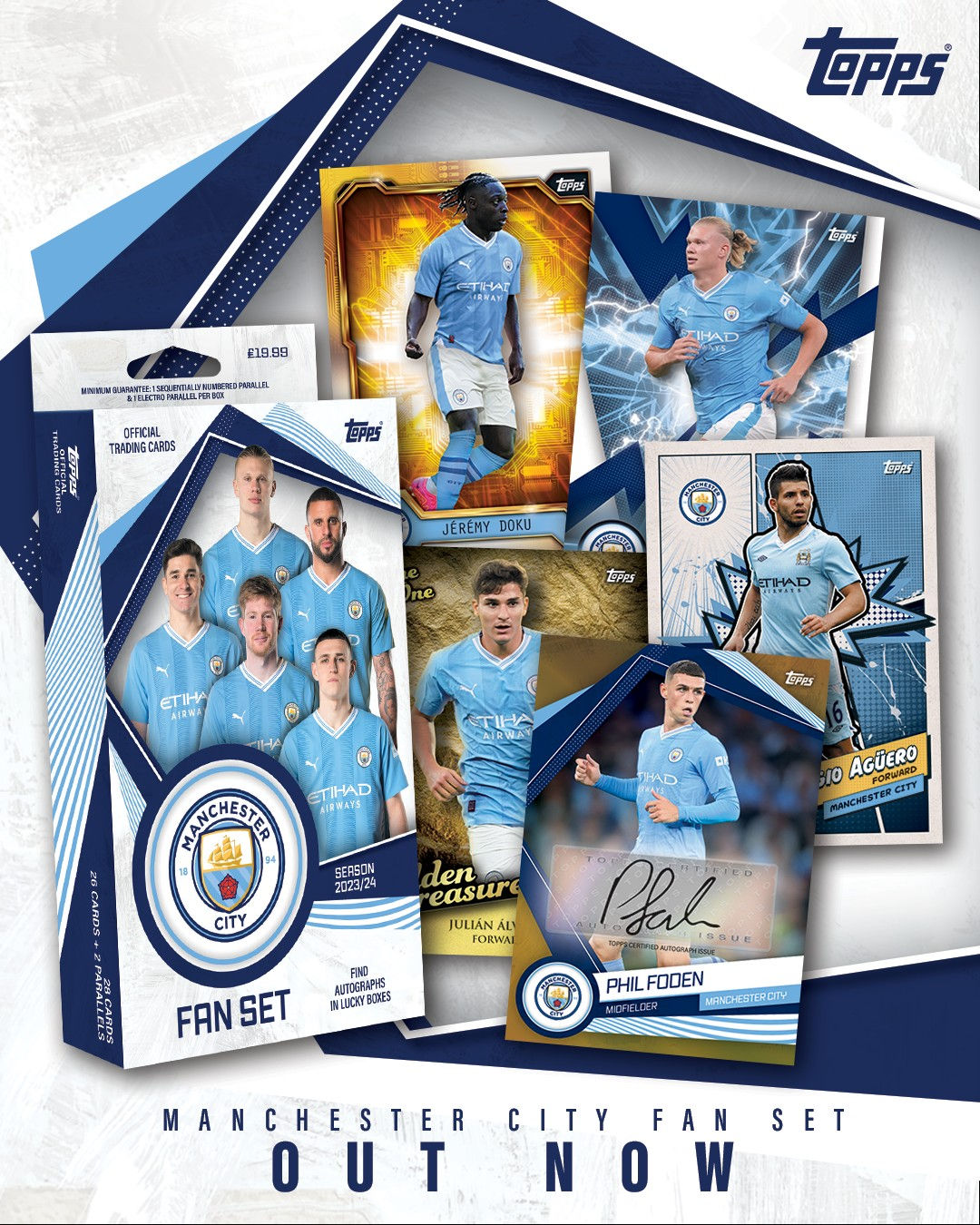 Topps Manchester City FC Fan Set 2023/24