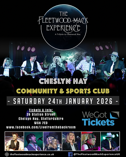 Cheslyn Hay Community & Sports Club | The Fleetwood Mack Experience