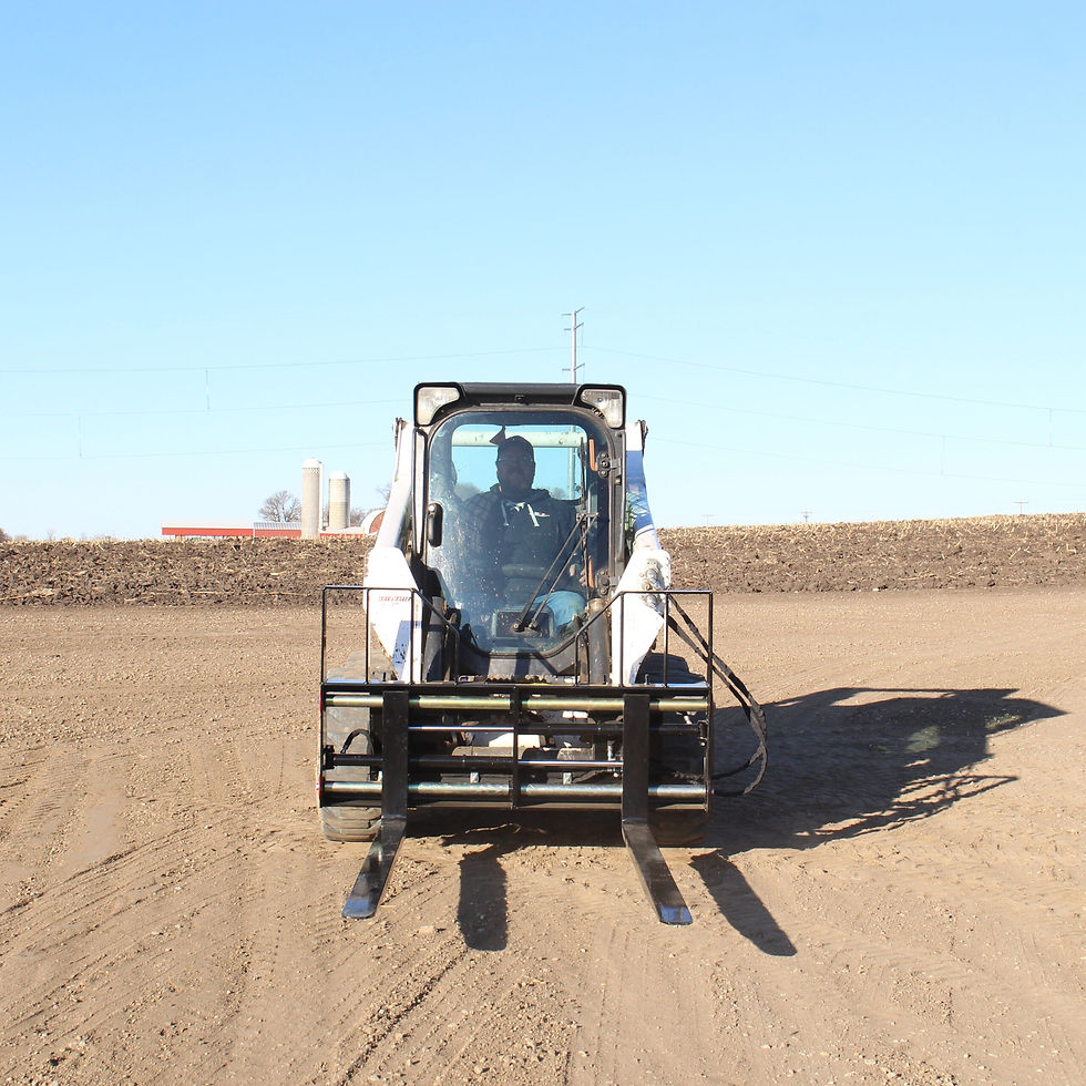 Thumbnail: 72″ Wide, 60″ Tines Hydraulic Sliding Pallet Fork - Messer