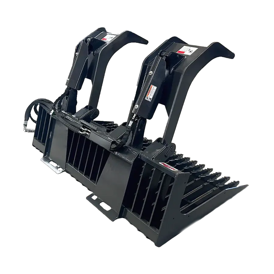 Heavy Duty 3" Tine Spacing Rock Bucket Grapple - Stout