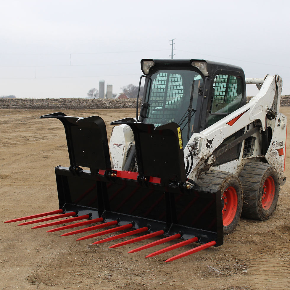 Thumbnail: 84″ Manure Fork Grapple - Messer