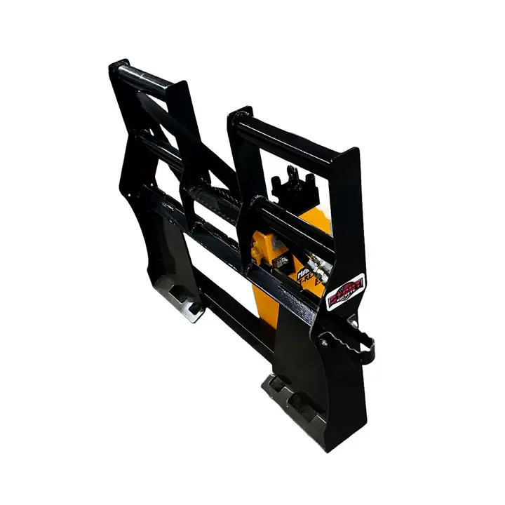 Thumbnail: 350E T-Rex Fork Rail Montana Post Driver on Stout Walk Through Fork - Stout
