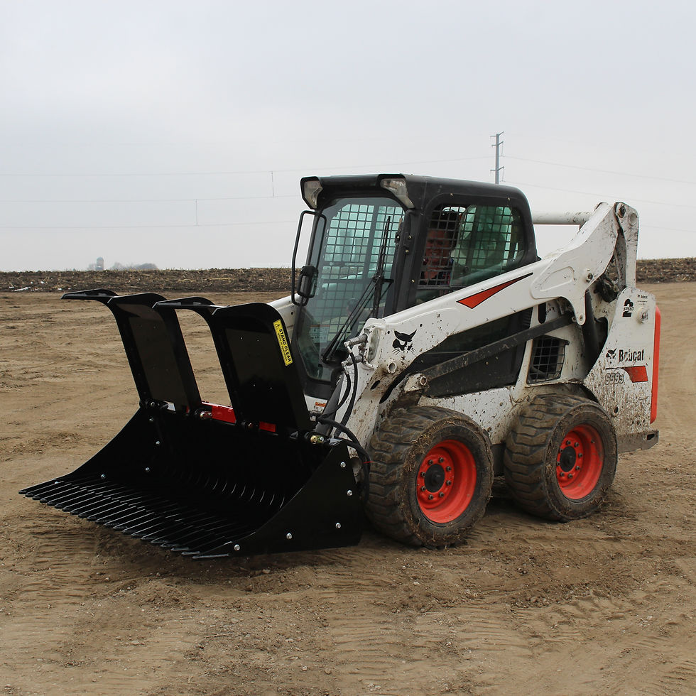 Thumbnail: 68″ Rock Bucket Grapple - Messer