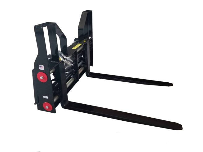 Thumbnail: 60″ Wide, 48″ Tines Hydraulic Sliding Pallet Fork - Messer