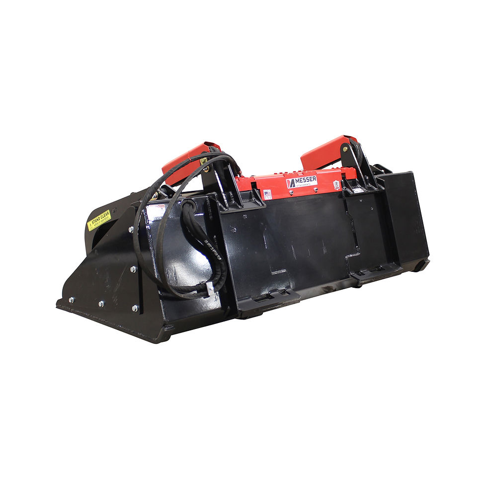 Thumbnail: 72″ HD 1/4″ Material Bucket Grapple - Messer