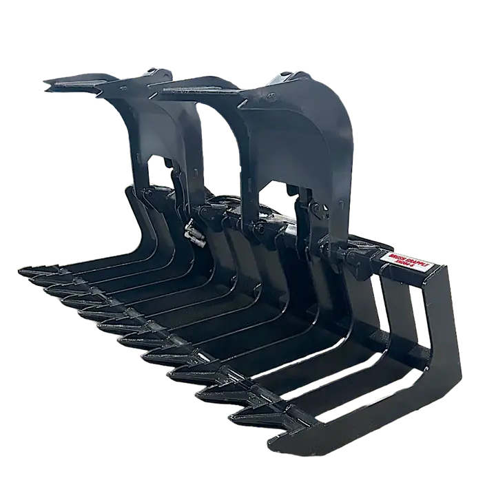 XHD Brush Grapple with 6" tine spacing - Stout