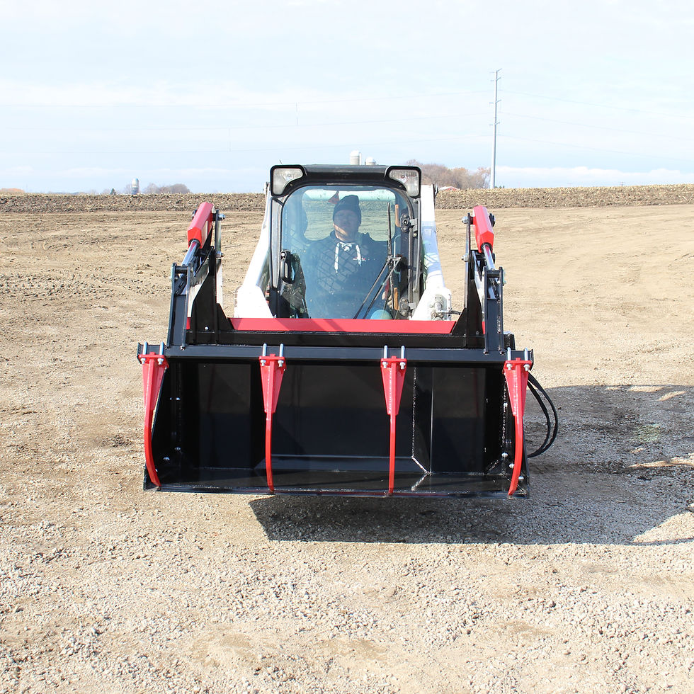 Thumbnail: 72″ High Capacity HD 1/4″ Grapple Bucket - Messer