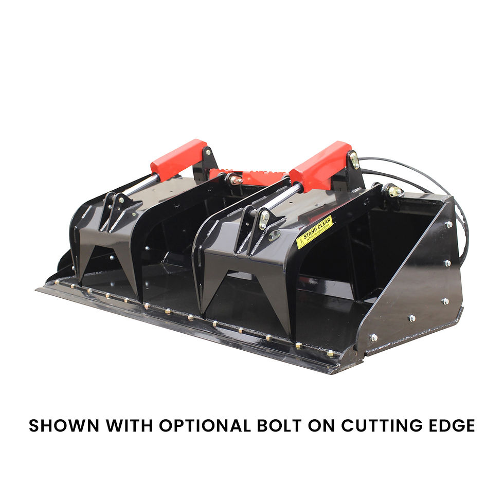 Thumbnail: 78″ HD 1/4″ Material Bucket Grapple - Messer