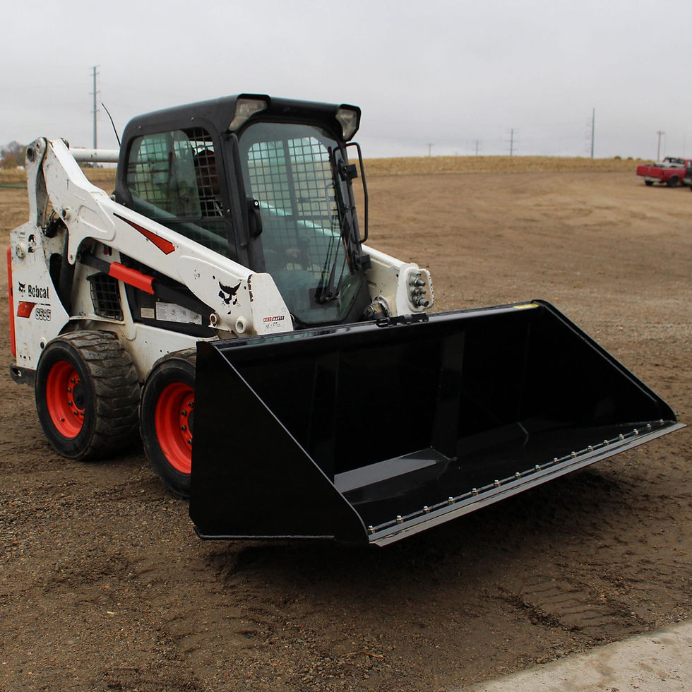 Thumbnail: 96″ Solid Back Snow Bucket - Messer