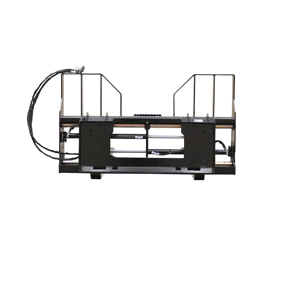 Thumbnail: 72″ Wide, 60″ Tines Hydraulic Sliding Pallet Fork - Messer