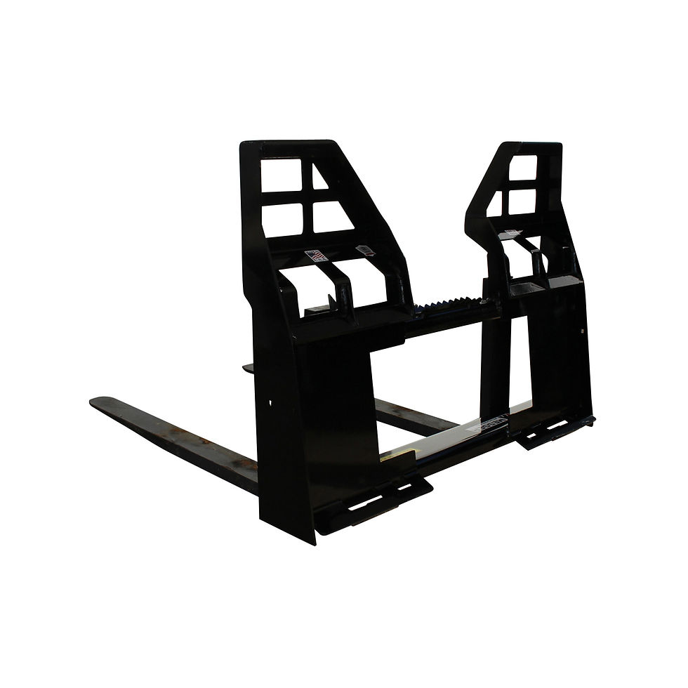 Thumbnail: 5,500 lb Walk Thru Pallet Fork 45″ wide with Tines - Messer