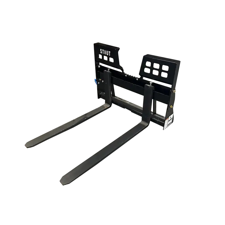 Thumbnail: Walk Through Guard Pallet Fork Frame and Forks - Stout
