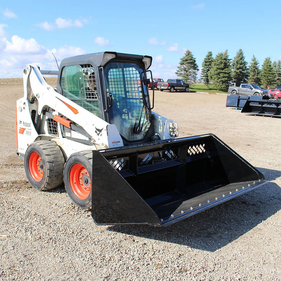 Thumbnail: 84″ Mesh Back Snow Bucket - Messer