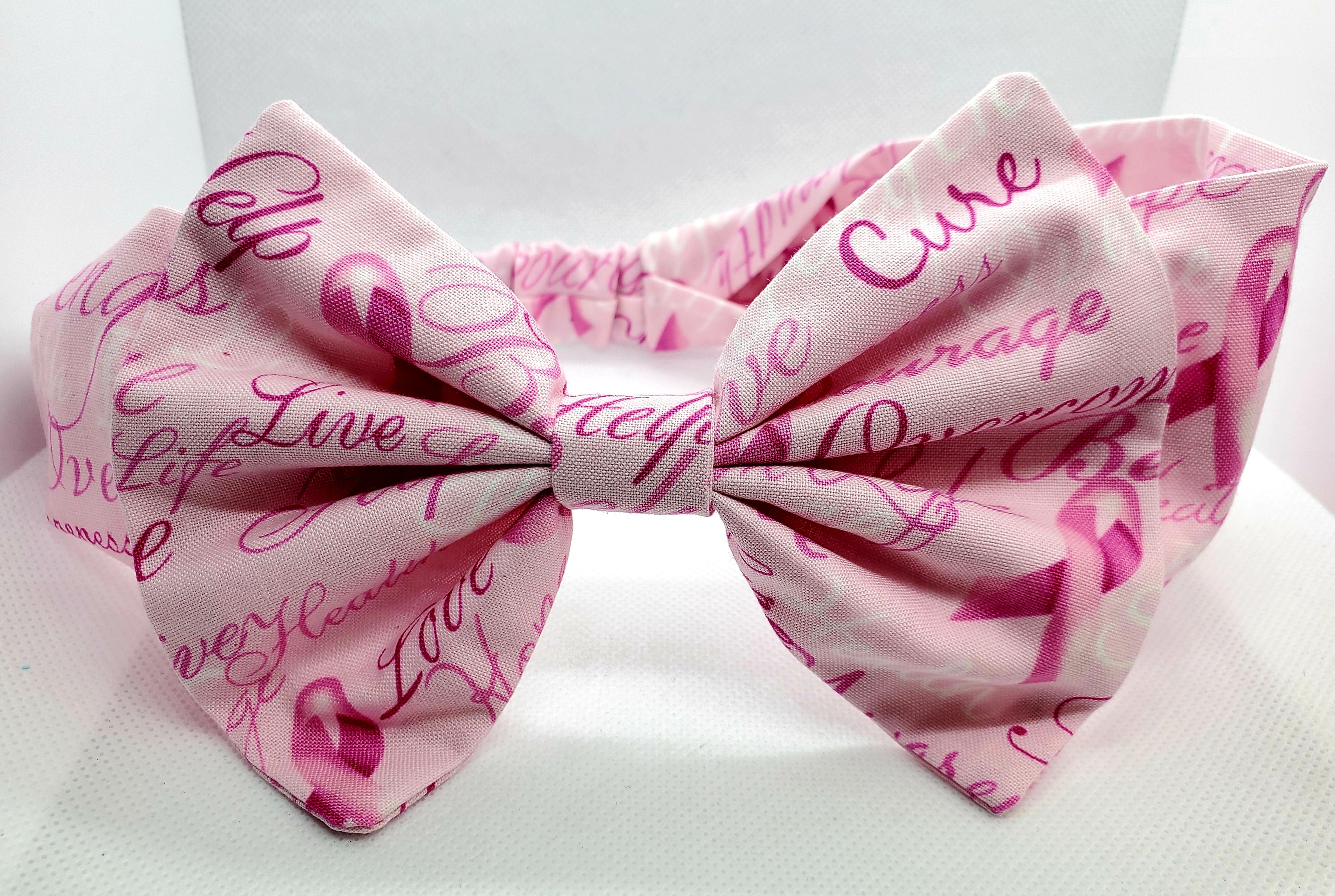 Pink Live for Cure Bowed Headband