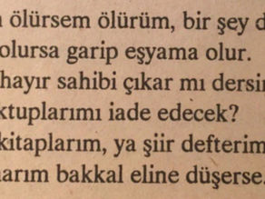 "Ben Ölürsem Ölürüm Bir Şey Değil": Cahit Sıtkı Tarancı'nın Tereke Şiirinde Ölüm, Nesne ve Ardında Kalan İz