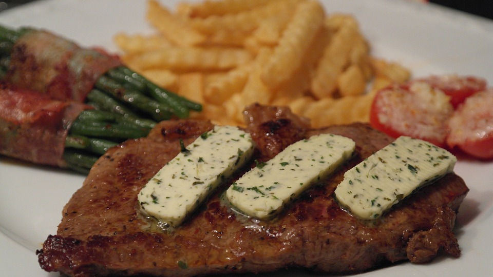 Arranged Food and Objects