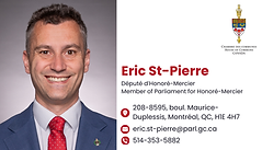 Carte d'affaires - Eric St-Pierre - Horizontal