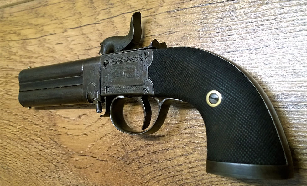 Thumbnail: TURN-OVER SIDE-HAMMER PISTOL SIGNED 'FOTHERBY'
