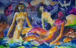 womenfolk in distress