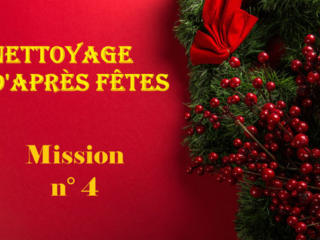 Nettoyage d'Après-Fêtes - Mission n° 4