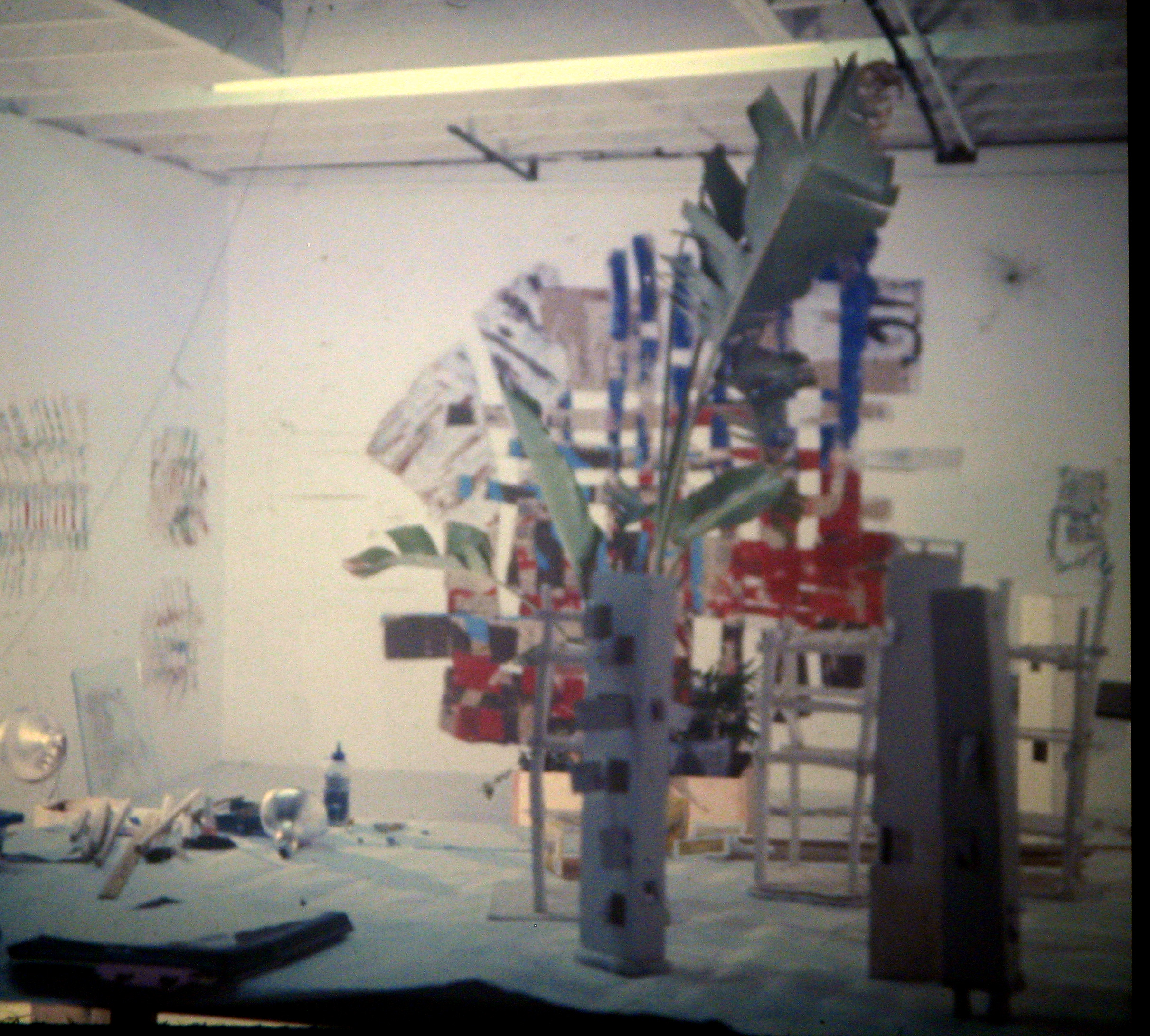 Studio with Paper Painting. 1976 1976