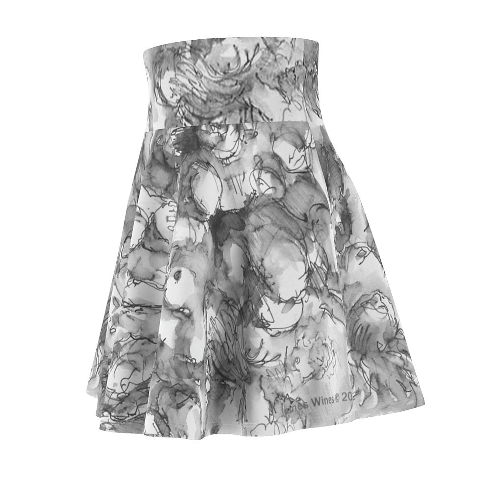 Thumbnail: James Wines "Marquis de Sade Birthday Party" skater skirt