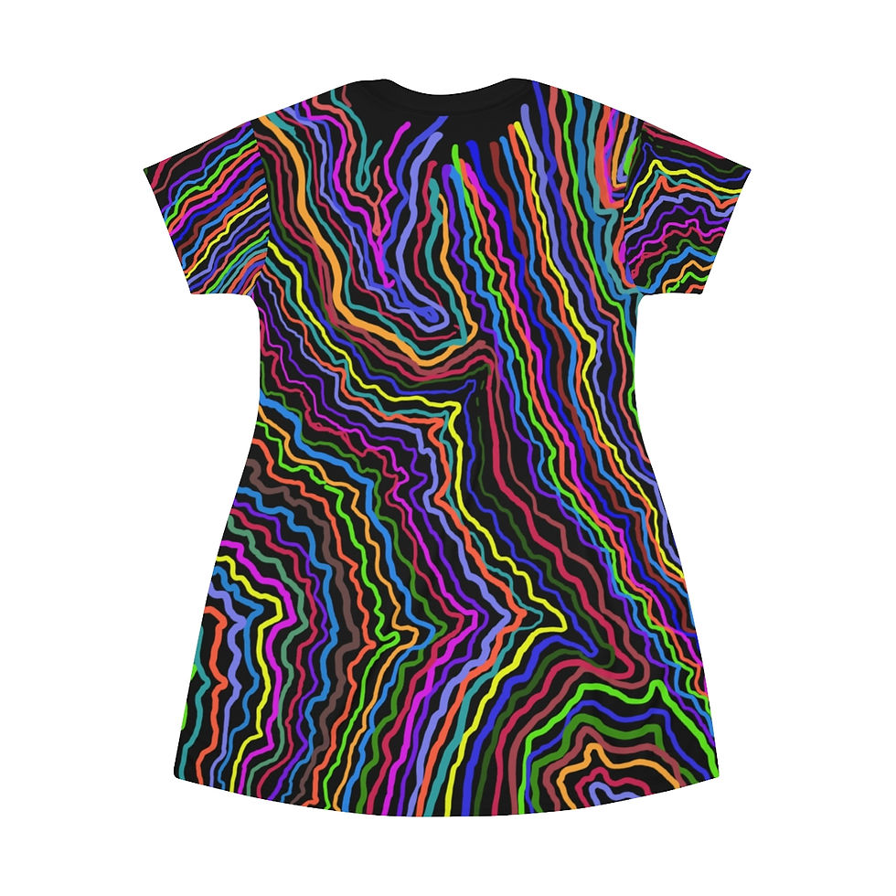 Thumbnail: Paula's  Proverbs LInes Following Lines tunic
