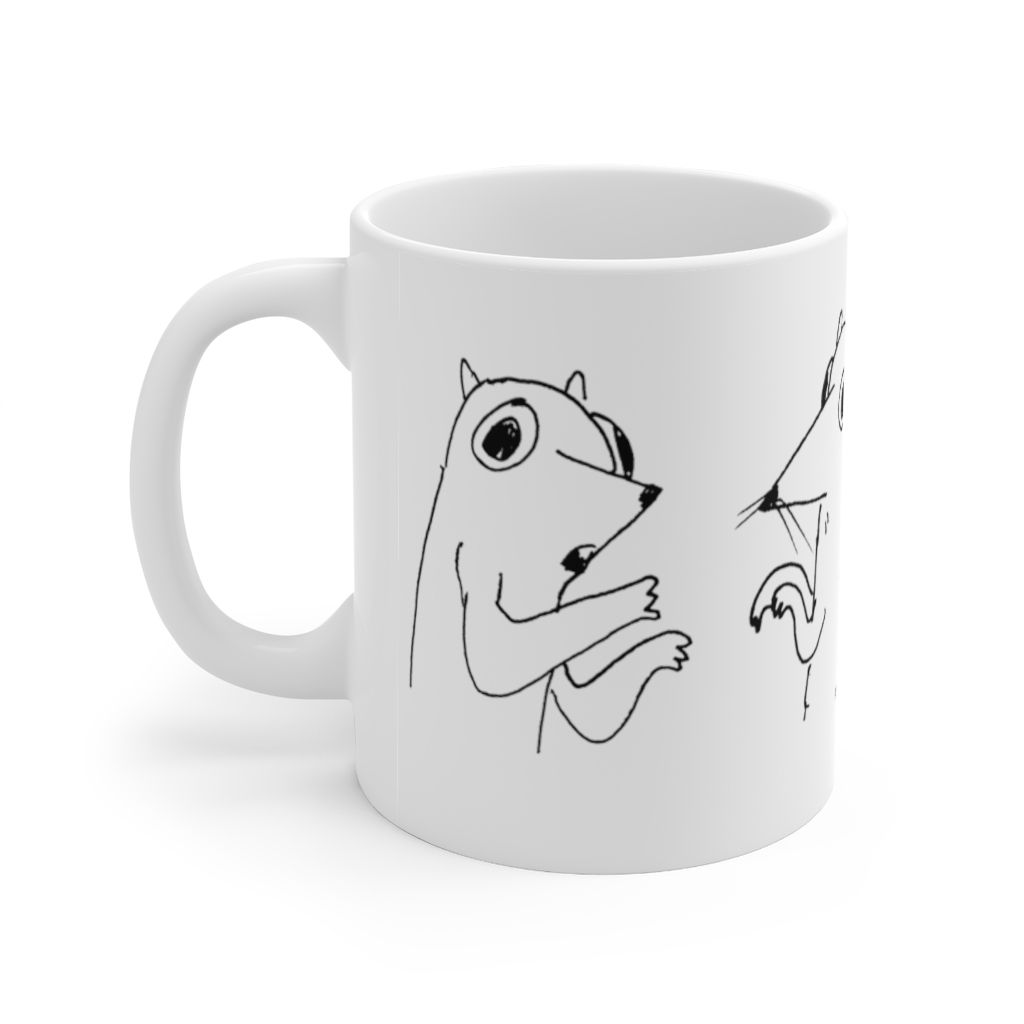 Rat Convention by Marco Koren Ceramic Mug 11oz