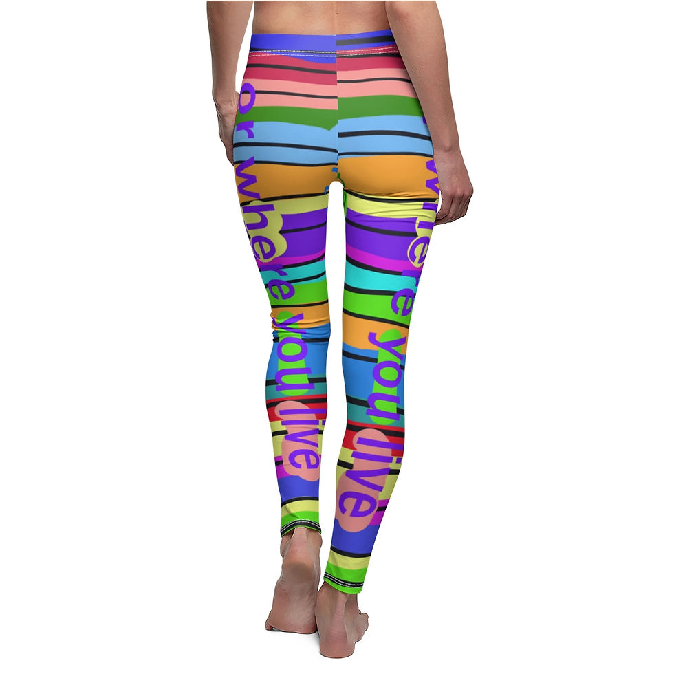 Thumbnail: Paula's Proverbs Bright Stripe Leggings