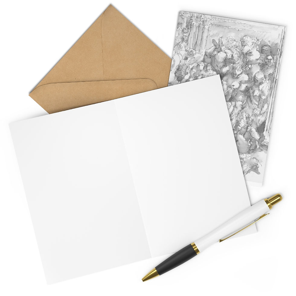 Thumbnail: James Wines "Marquis de Sade Birthday Party" greeting cards 