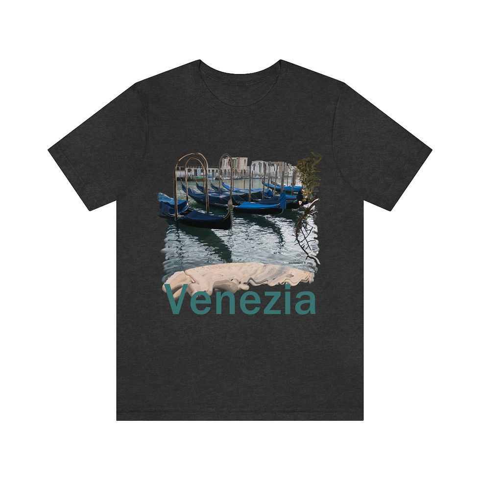 Thumbnail: Venetian Gondolas Unisex t-shirt 