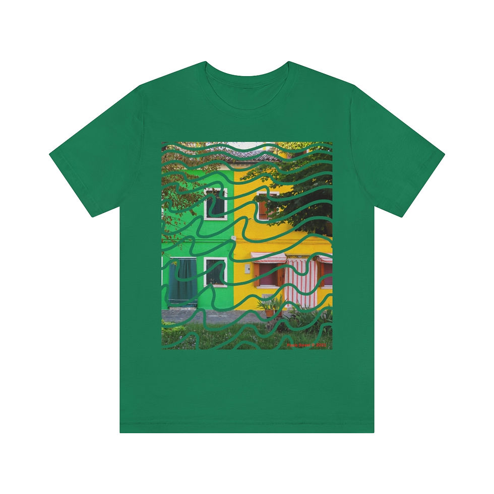 Thumbnail:  Venetian Burano Scene unisex t-shirt