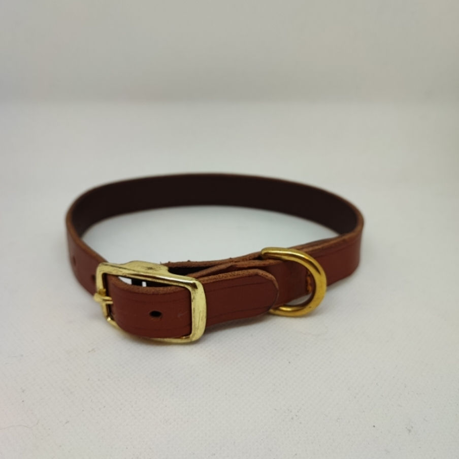 Dog Collar Tan 12 to 16 inches