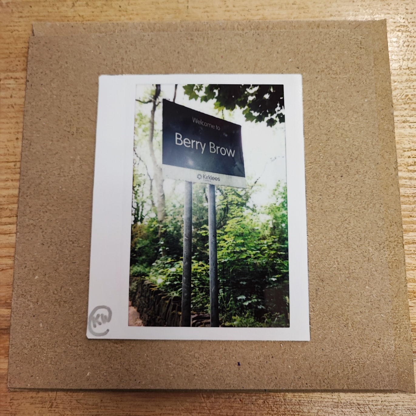 Berry Brow Photo Card