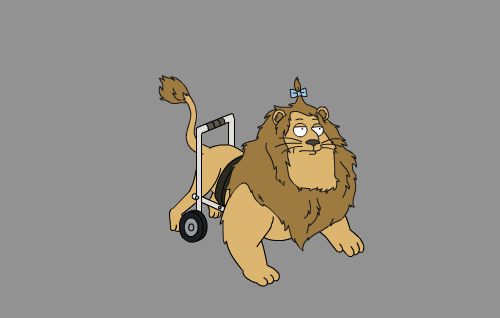 joeCowardlyLionScared.gif